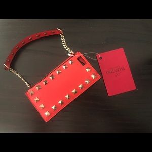 Valentino “rockstud”leather iPhone 5 case